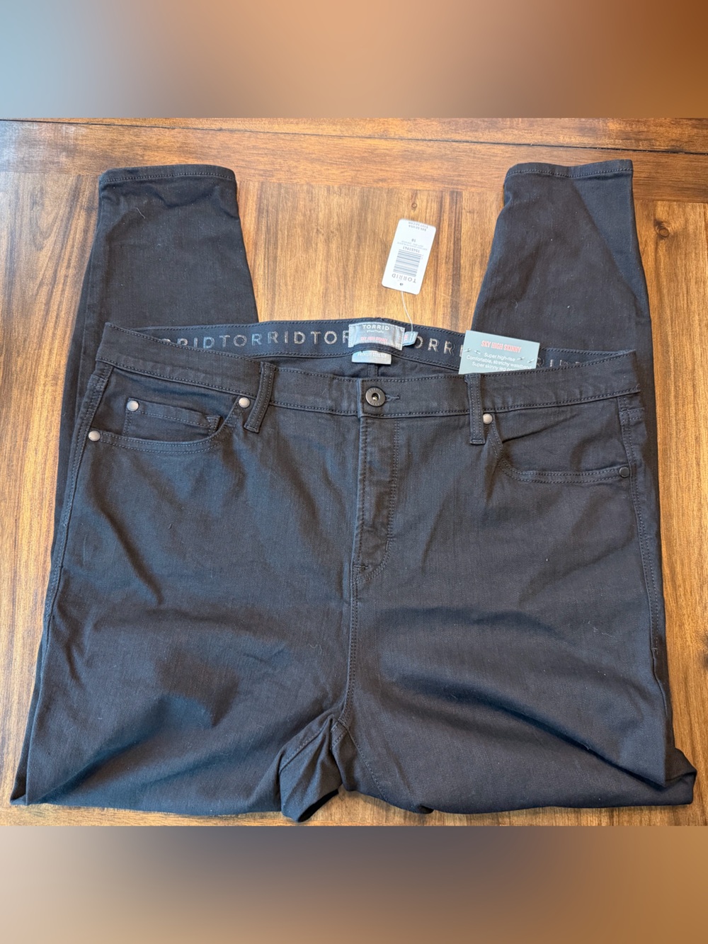 torrid Women’s High Rise Skinny Black Jeans 18R